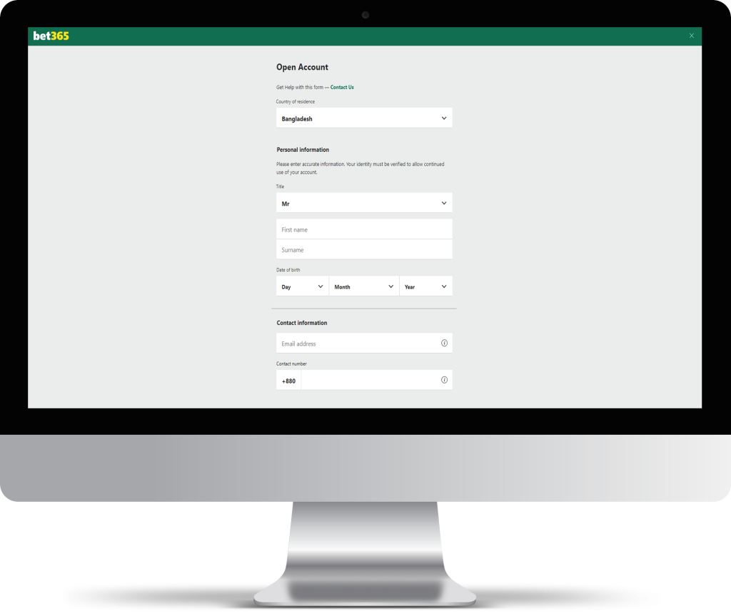 bet365 layout on tablet